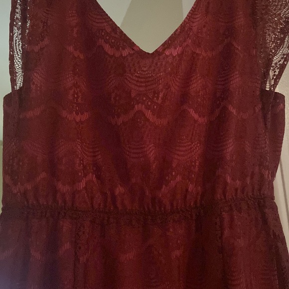 Fossil, mauve colored lace dress in size XS - Picture 2 of 2